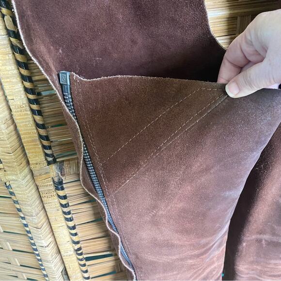 Hand Crafted Brown Suede Chaps - Picture 11 of 12